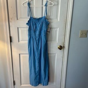 Linen blend sundress